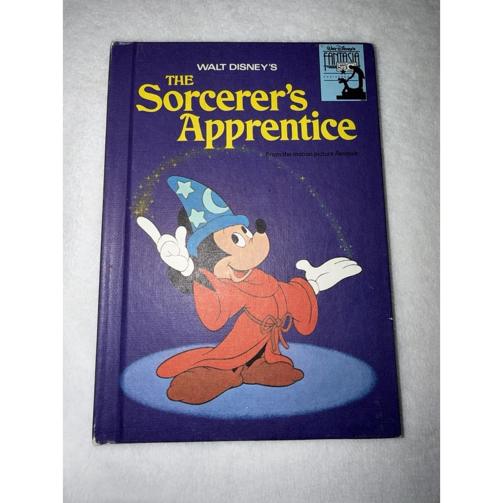 Vintage "The Sorcerer's Apprentice" Book Disney Children Mickey Mouse